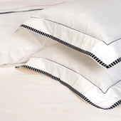 %100 Pamuk Saten Nevresim Seti 240x220 cm Taş - Piyano Serisi - 3