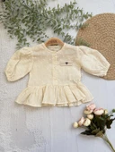 Pıt Pıt Gömlek Simli Pantolan Kız Takımı - 10