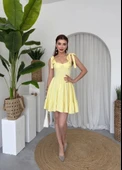 VERO OMUZ BAĞLAMALI ELBİSE - 6