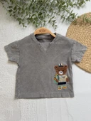 Ayıcık İşlemeli Alt Üst Takım - 11