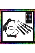 Araç Içi Ayak Altı Led Sese Duyarlı 12'li - Rgb - 8