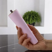 2 Adet Ahşap Ayak 15 Cm Açık Pembe M8 Civatalı Bağlantı Aparatlı Dolap Mobilya Koltuk Kanepe Destek Ayağı Ayakları - 2
