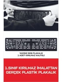 Tay Promosyon Plakalık Yazısız Siyah 1 Adet Kırılmaz Esnek Oto Plakalık - 1