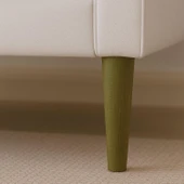 2 Adet Ahşap Ayak 15 Cm Orman Yeşili M8 Civatalı Bağlantı Aparatlı Dolap Mobilya Koltuk Kanepe Destek Ayağı Ayakları - 4