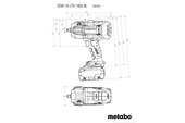 METABO SSW 18 LTX 1450 BL Somun Sıkma 18 Volt 5.5 Ah - 2