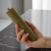 2 Adet Ahşap Ayak 15 Cm Orman Yeşili M8 Civatalı Bağlantı Aparatlı Dolap Mobilya Koltuk Kanepe Destek Ayağı Ayakları - 2