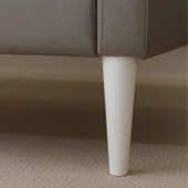 2 Adet Ahşap Ayak 15 Cm Beyaz M8 Civatalı Bağlantı Aparatlı Dolap Mobilya Koltuk Kanepe Destek Ayağı Ayakları thumbnail 4