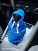 Vites Kapşonu Sweatshirt Vites Süsü Vites Koruyucu Mavi - 3