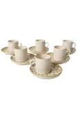 Keramika Worn Gold Nordic Kahve Takımı 12 Parça 6 Kişilik 22968-23057 - 4