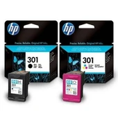 HP 301 Siyah ve Renkli Kartuş (CH561EE CH562EE) Deskjet 2050,1050 - 1