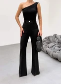 230 Gr Poly Viscose Full Lycra İspanyol Paça Pantolon - 4