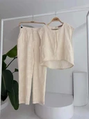 Shalina Süzüne Nakışlı Crop Takım 9796-08 - 8