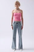 Straplez Dokulu Crop - 2