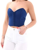 6324 CROP-LACİVERT - 3