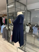 Kadın Türlü Viskon Kumaş Yırtmaç Detaylı Bluz - 5
