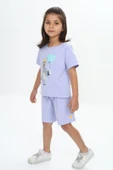 Toontoy Kız Çocuk Ördek Baskılı Şortlu Takım - 11
