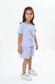 Toontoy Kız Çocuk Ördek Baskılı Şortlu Takım - 12