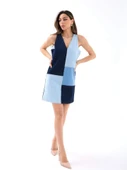7385 KOT ELBİSE-MAVİ - 3