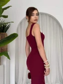 Mıng Çiçek Detaylı Elbise - 5