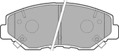 Delphi Lp1806 Ön Fren Balatası Honda Civic Fc Kasa 1.6 2016-crv 2002-2006 Accord Cl7 Cl8 2003- 45022s9aa00 - 1