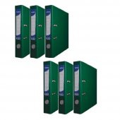 Büro Klasör Yeşil Dar Noki Yeşil Büro Klasörü Halkalı 6 Adet - 1