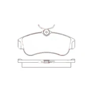 MGA 55474 Fren Balatası Ön Primera P11 96-02 Almera 00- Altı Oval Tıp - 1
