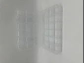 Organizer Plastik Kutu Box 18 Sabit Bölmeli 185x295x40mm - 5