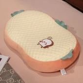 Buz Dou Dou ve Lateks Kedi Karnı Yastığı - Tost Mink Kadife - 55*35 - 1