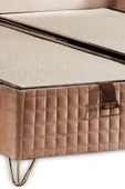Niron I2 Üst Sınıf Elegance Yatak Seti Çift Kişilik Paket Yaylı Tavşan Tüyü Yumuşak Yatak Lüks Baza ve Başlık - 7