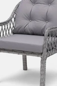 Niron I2 Defne 2 Kişilik Bahçe ve Balkon Oturma Takımı - Sehpalı Rattan Çay Seti - Özel Teslimat - 4