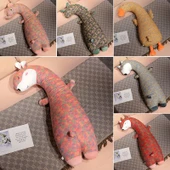 Çiçek Desenli Uzun Yastık Peluş Oyuncak - Tavşan - 160cm - 9