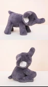 Yumuşak Peluş Hayvan Oyuncağı - Fil - 45cm - 1