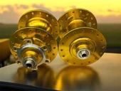 Forte Gt Xbyc 680 Bisiklet Hub Sesli Ön Arka Kaset Göbek Seti 32 Delik 6 Vida Qr Mandal Gold - 5