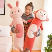 Orman Hayvanı Uzun Yastık Peluş Oyuncak - Kurbağa - 90cm - 3