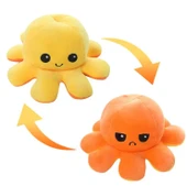 Ters Çevirilebilir Ahtapot Peluş Oyuncak - Açık Pembe'den Koyu Mavi'ye - 40cm - 9