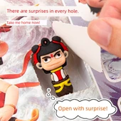 Nezha Mağarası Müzik Sürpriz Kutusu - 40 Delik Sweet Fun Sanrio Tüm Kristal - 3