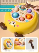 Çocuklar için Whac-A-Mole Oyun Makinesi - Sarı Köpek (1 Çekiç) - 1