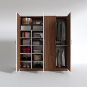 Kenzlife gardırop 4 kapılı kaktüs 180*160*52 cvz XLARGE kapaklı gardolap dolap thumbnail 2