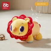 Ses ve Işık Bebek Rahatlatıcı Peluş Oyuncak El Kuklası - Venn Küçük Aslan - 1