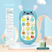 Müzikli Bebek Cep Telefonu Oyuncağı - Küçük Mavi Arı (70 içerik) - 1