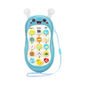 Müzikli Bebek Cep Telefonu Oyuncağı - Küçük Mavi Arı (70 içerik) - 6