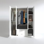 Kenzlife gardırop 4 kapılı 2 çekmeceli deligül 180*160*52 byz XLARGE kapaklı gardolap dolap - 2