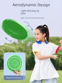 Işıklı Çocuk Güvenlik Yumuşak Frisbee - Işıklı Kırmızı - 20cm - 5
