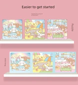 Sanrio Çocuklar Magnetik Bulmaca - 4. Sipariş Piggy Page - 12