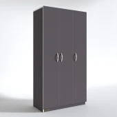 Kenzlife gardırop 3 kapılı ballıbaba 180*120*52 gri XLARGE kapaklı gardolap dolap - 3