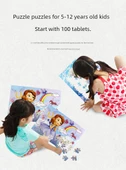 Frozen Prenses 4 Parça Puzzle Seti - 10