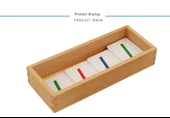 Montessori Matematik 1-1000 Ahşap Dijital Kartlar - Küçük - 11