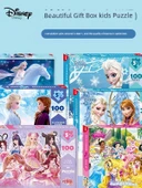 Frozen Prenses 4 Parça Puzzle Seti - 2