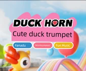 Küçük Hornlu Kırmızı Pil Yüksek Sesli Ördek Oyuncak Mikrofon thumbnail 7