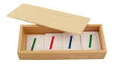 Montessori Matematik 1-1000 Ahşap Dijital Kartlar - Küçük - 12